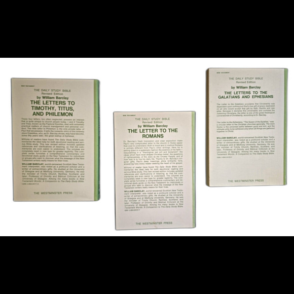 William Barclay Letters Timothy, Galatians, Ephesians, Romans Daily Study Bible - Picture 2 of 2